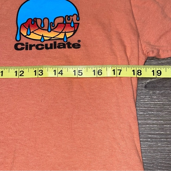 CIRCULATE CHILL OUT Department Of Thermonuclear Reduction Orange Shirt Size Med - Picture 6 of 6
